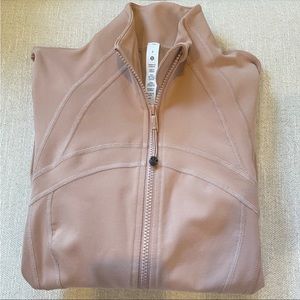 NWT Lululemon Define Jacket * Luon size 8, Color pink clay